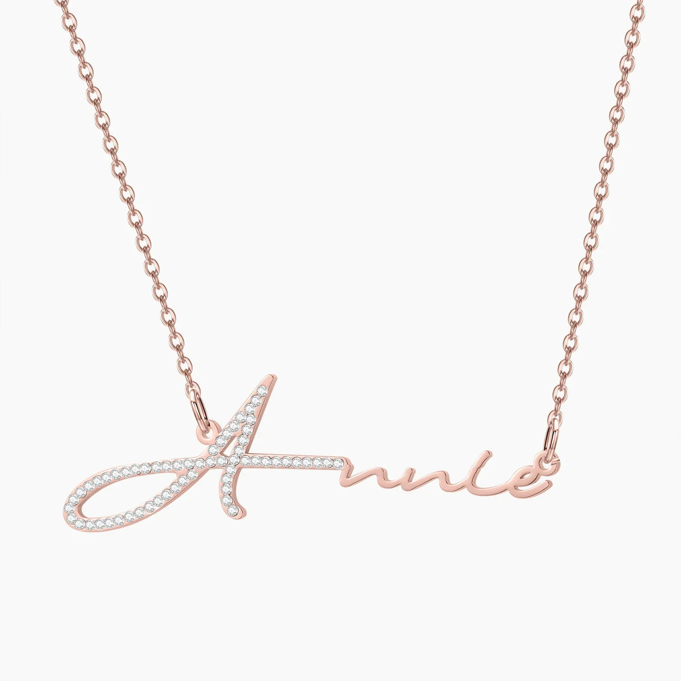 Personalisiertes Namenshalsband "Golden Grace"