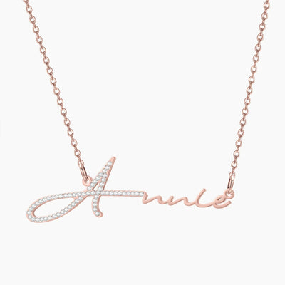 Personalisiertes Namenshalsband "Golden Grace"