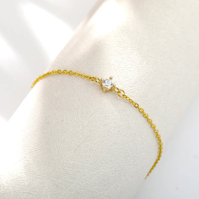 Zierliches Krönchen-Armband mit Zirkonia – in Silber, Gold & Roségold ✨
