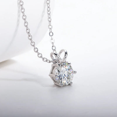 Diamond Shine – Solitäranhänger aus Sterling Silber