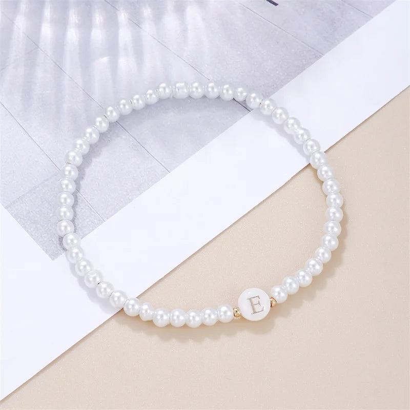 Pearl Initials – Personalisiertes Buchstabenarmband A–Z✨