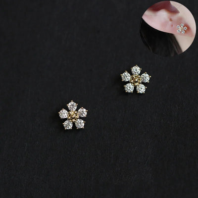 ✨ Elegante Zirkonia-Ohrringe in Gold – Zeitlose Schönheit für jeden Anlass 💎
