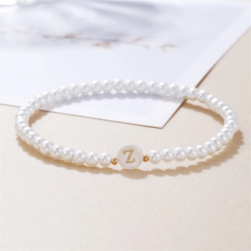 Pearl Initials – Personalisiertes Buchstabenarmband A–Z✨