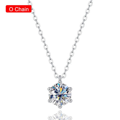 Pure Radiance – Solitäranhänger aus Sterling Silber