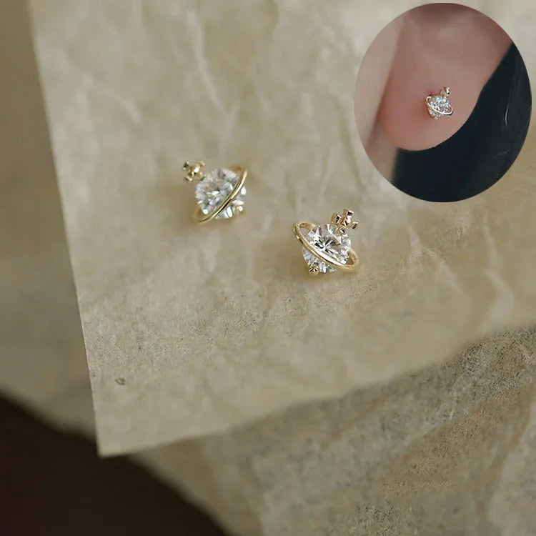 ✨ Elegante Zirkonia-Ohrringe in Gold – Zeitlose Schönheit für jeden Anlass 💎