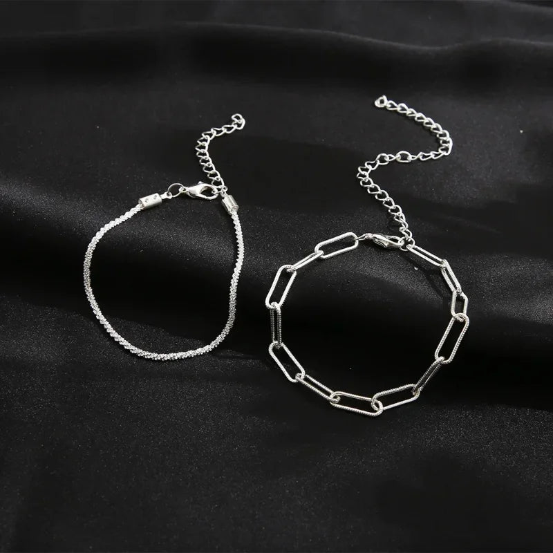 Luna Shine – Funkelndes Doppelarmband mit Herzanhänger 💎✨