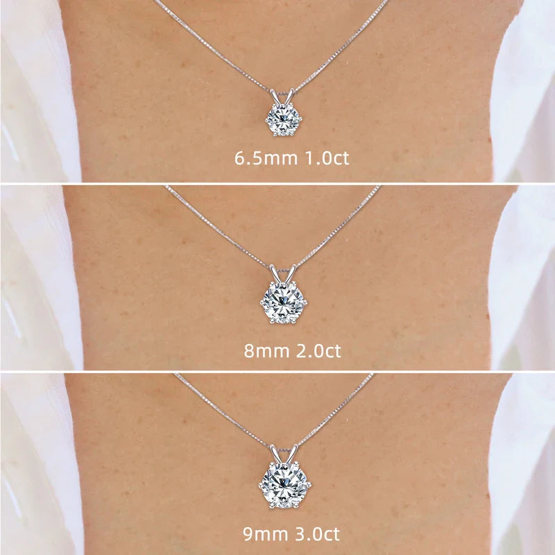 Eternal Glow Moissanite-Anhänger