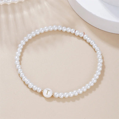 Pearl Initials – Personalisiertes Buchstabenarmband A–Z✨