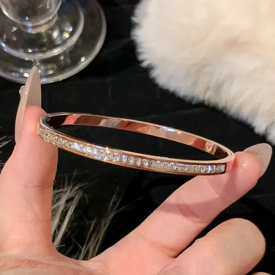 Golden Elegance – Vielseitige Armreife im Rosé-Finish✨