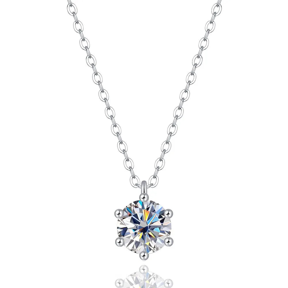 Pure Radiance – Solitäranhänger aus Sterling Silber