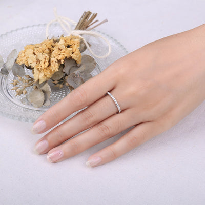 💍 Zeitloser Luxus – 925 Silberring mit Moissanite & GRA Zertifikat ✨