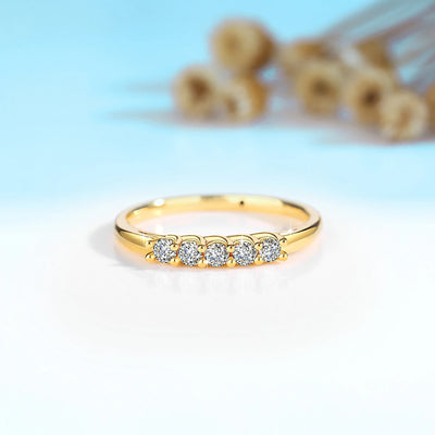 Golden Glow – 14K Zirkonia Ring für Everyday Queens 👑✨