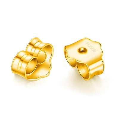 💎 14K Echtgold Ohrstecker mit Moissanite Diamant – Zertifiziertes Luxus-Paar 💛