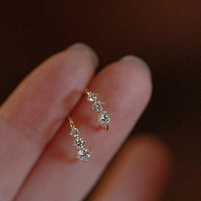 ✨ Elegante Zirkonia-Ohrringe in Gold – Zeitlose Schönheit für jeden Anlass 💎