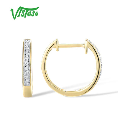 💎 14K Echtgold Ohrringe mit Diamanten – Luxuriöse Eleganz in Gold, Weißgold & Roségold 💫