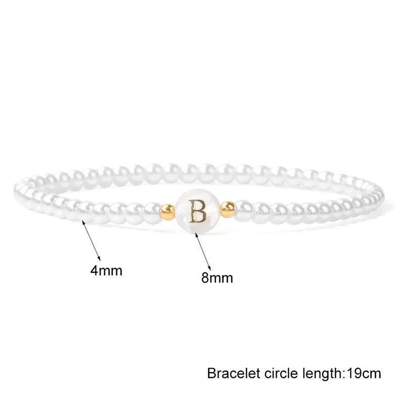 Pearl Initials – Personalisiertes Buchstabenarmband A–Z✨