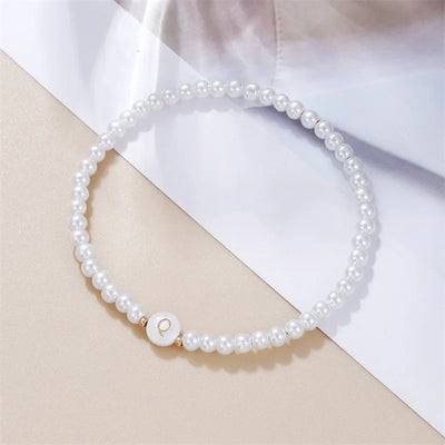 Pearl Initials – Personalisiertes Buchstabenarmband A–Z✨
