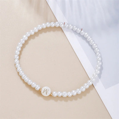 Pearl Initials – Personalisiertes Buchstabenarmband A–Z✨