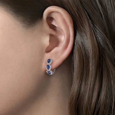 Royal Sapphire Ohrringe – Königlicher Glanz in Blau