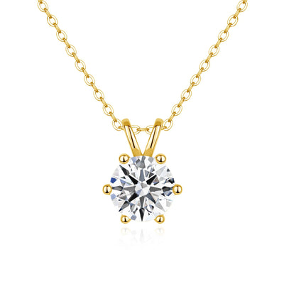 💎 14K Goldkette mit Moissanite Diamant – Zertifiziertes Luxusstück 💛