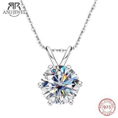 Diamond Shine – Solitäranhänger aus Sterling Silber