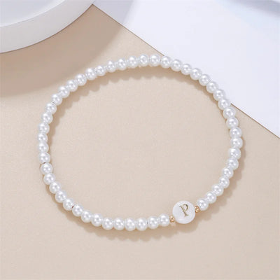 Pearl Initials – Personalisiertes Buchstabenarmband A–Z✨