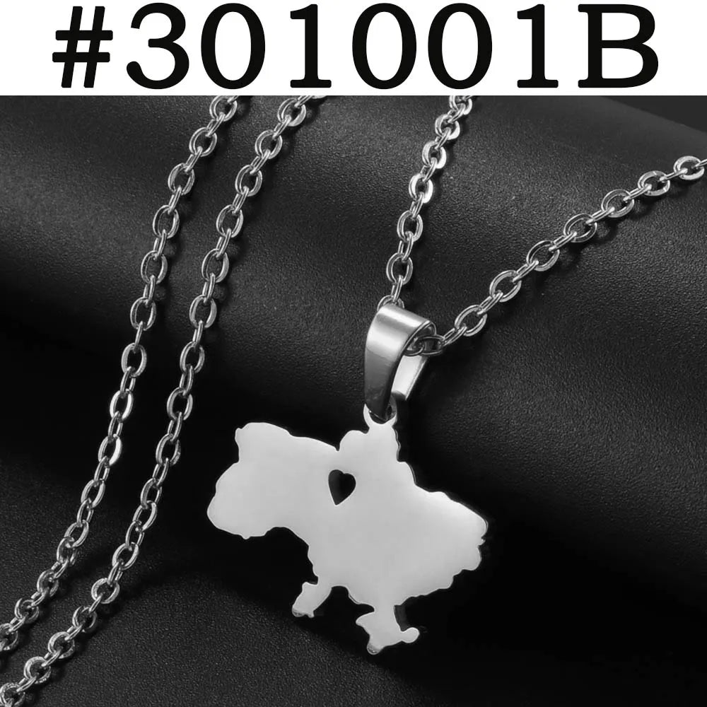 Ukraine Map Kette – Heimat, die du tragen kannst