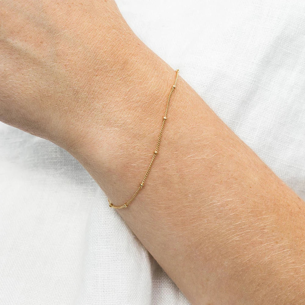Zartes 585 Goldarmband ✨ – Minimalistische Eleganz aus Echtgold