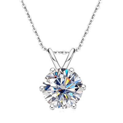Diamond Shine – Solitäranhänger aus Sterling Silber