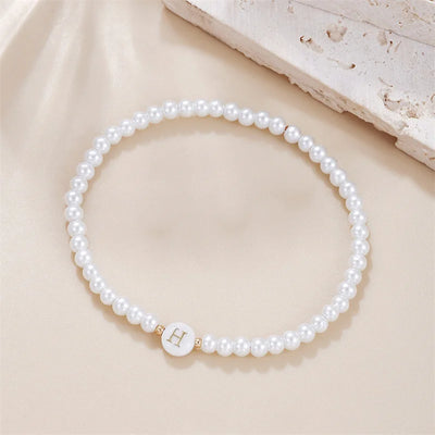Pearl Initials – Personalisiertes Buchstabenarmband A–Z✨