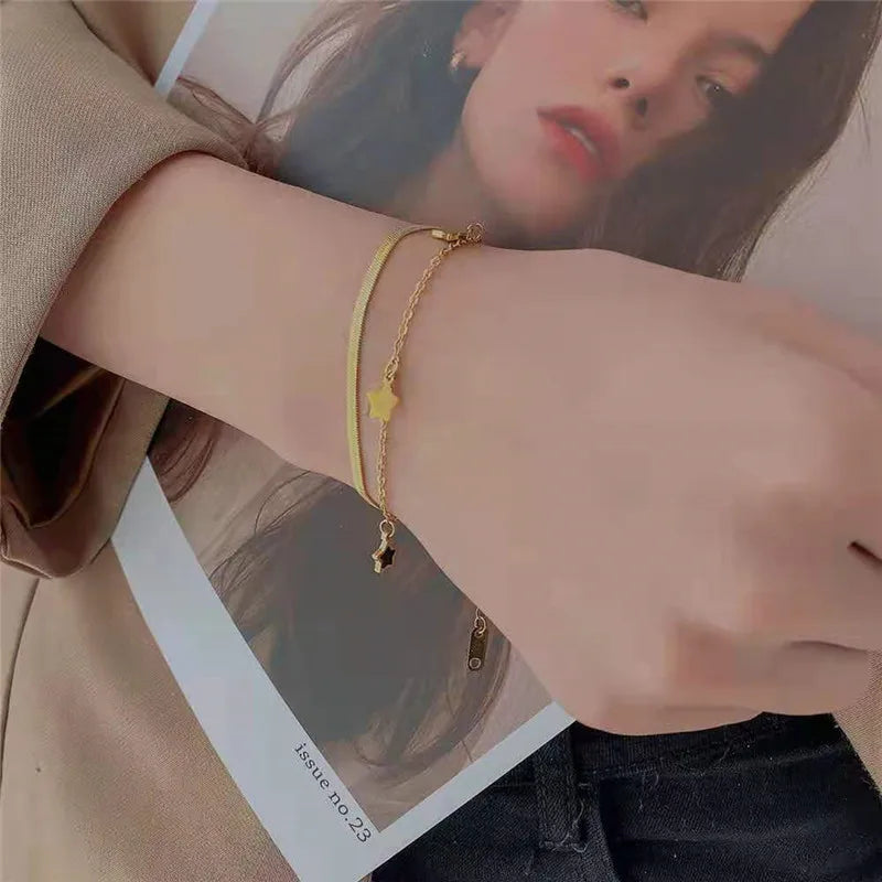 Twinkle Star Set ✨ – Armband & Kette im Sternen-Look