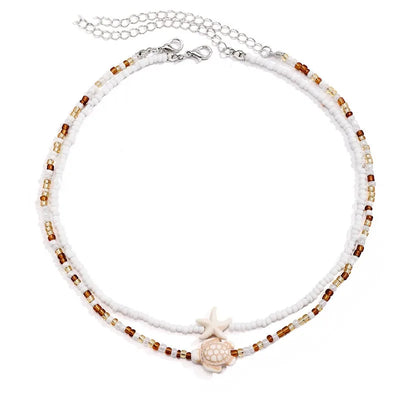 🌊 Seastar Vibes – Sommerlicher Choker mit Seestern 🤍✨