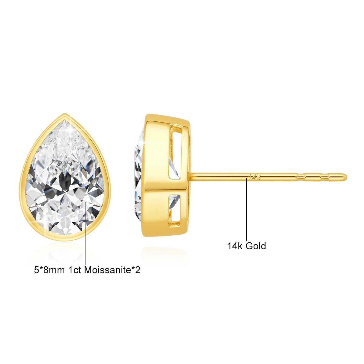 ✨ Heart Glow – 585 Gold Love Studs 💛 #GoldenVibes