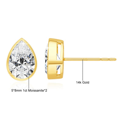 ✨ Heart Glow – 585 Gold Love Studs 💛 #GoldenVibes