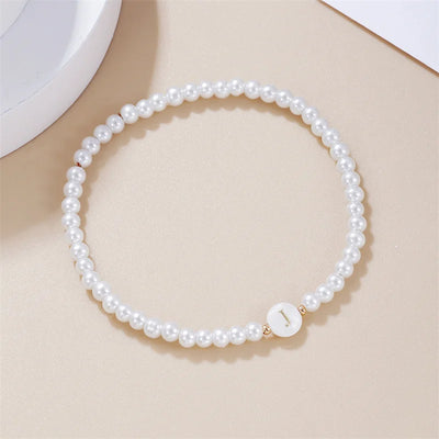 Pearl Initials – Personalisiertes Buchstabenarmband A–Z✨