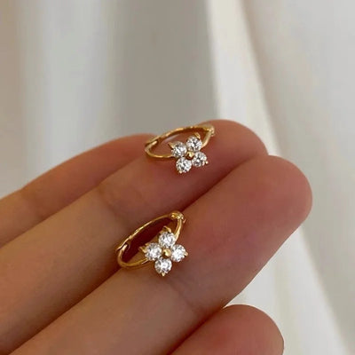✨ Elegante Zirkonia-Ohrringe in Gold – Zeitlose Schönheit für jeden Anlass 💎