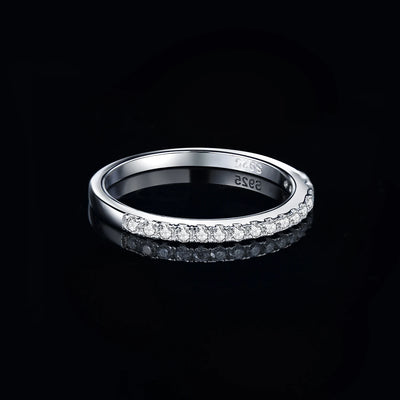 💍 Zeitloser Luxus – 925 Silberring mit Moissanite & GRA Zertifikat ✨