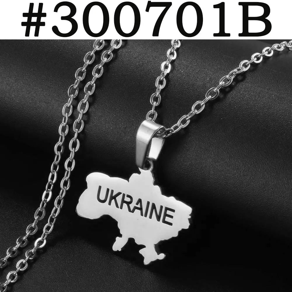 Ukraine Map Kette – Heimat, die du tragen kannst