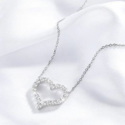 Sparkling Love – Herzanhänger mit Zirkonia