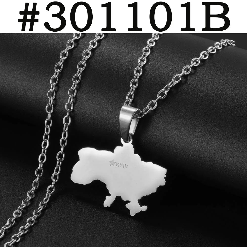 Ukraine Map Kette – Heimat, die du tragen kannst