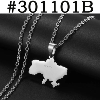 Ukraine Map Kette – Heimat, die du tragen kannst