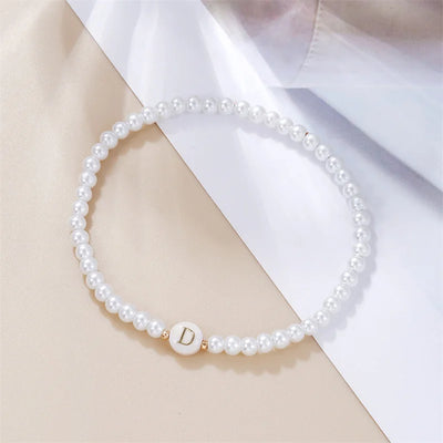 Pearl Initials – Personalisiertes Buchstabenarmband A–Z✨