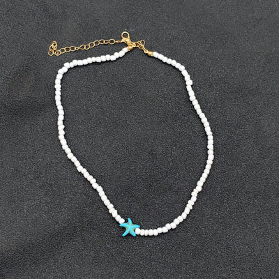 🌊 Seastar Vibes – Sommerlicher Choker mit Seestern 🤍✨