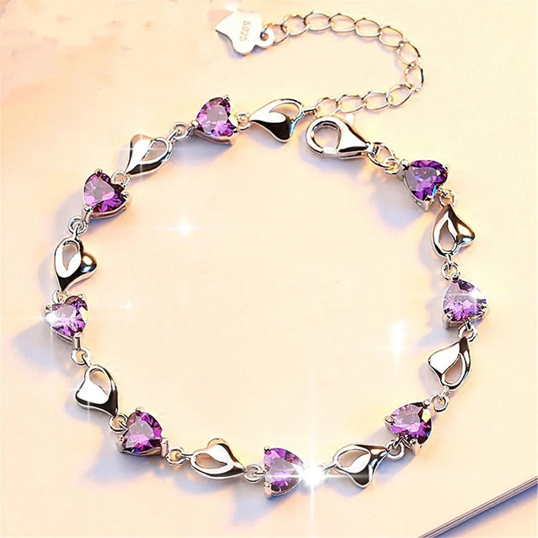 Zeitlose Eleganz: 925er Silber-Armband mit Zirkonia