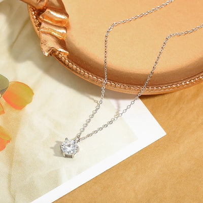 Pure Radiance – Solitäranhänger aus Sterling Silber