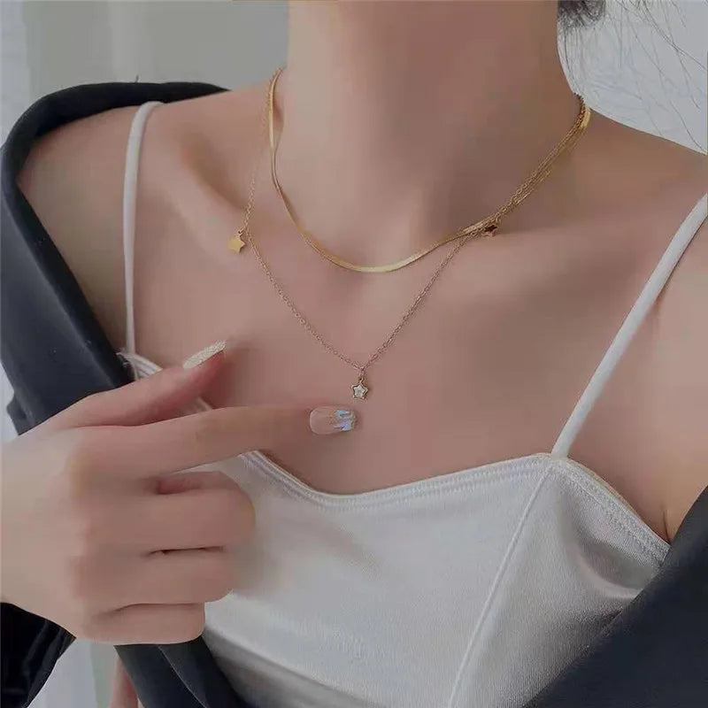 Twinkle Star Set ✨ – Armband & Kette im Sternen-Look