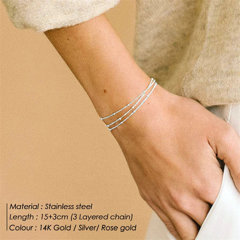 Zartes 585 Goldarmband ✨ – Minimalistische Eleganz aus Echtgold