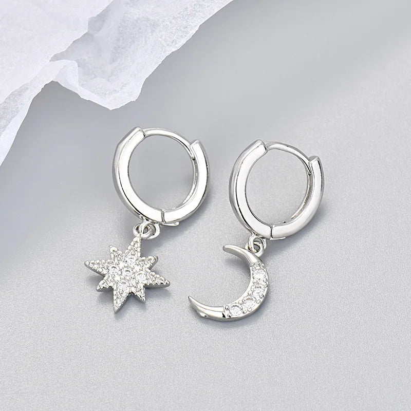 Luna Curve – Doppelte Creolen mit Zirkonia-Glanz ✨