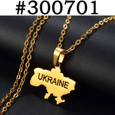 Ukraine Map Kette – Heimat, die du tragen kannst