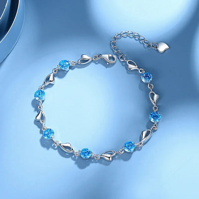 Zeitlose Eleganz: 925er Silber-Armband mit Zirkonia